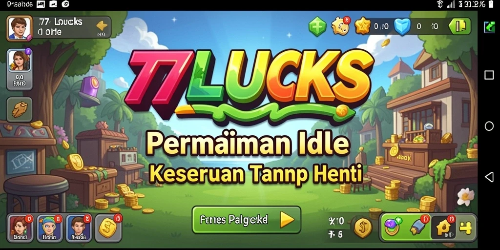 Tampilan gameplay seru dan menarik dari 77LUCKS.