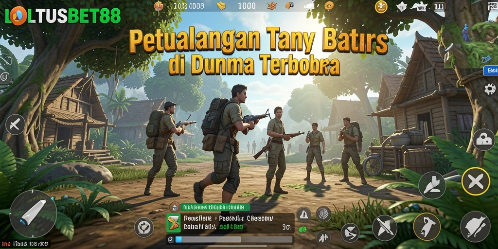 Screenshot LOTUSBET88 yang menampilkan gameplay Open World yang mengesankan.