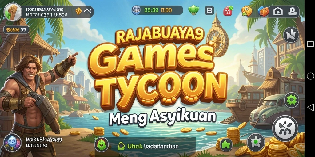 Tampilan gameplay RAJABUAYA89 yang penuh strategi Tycoon.