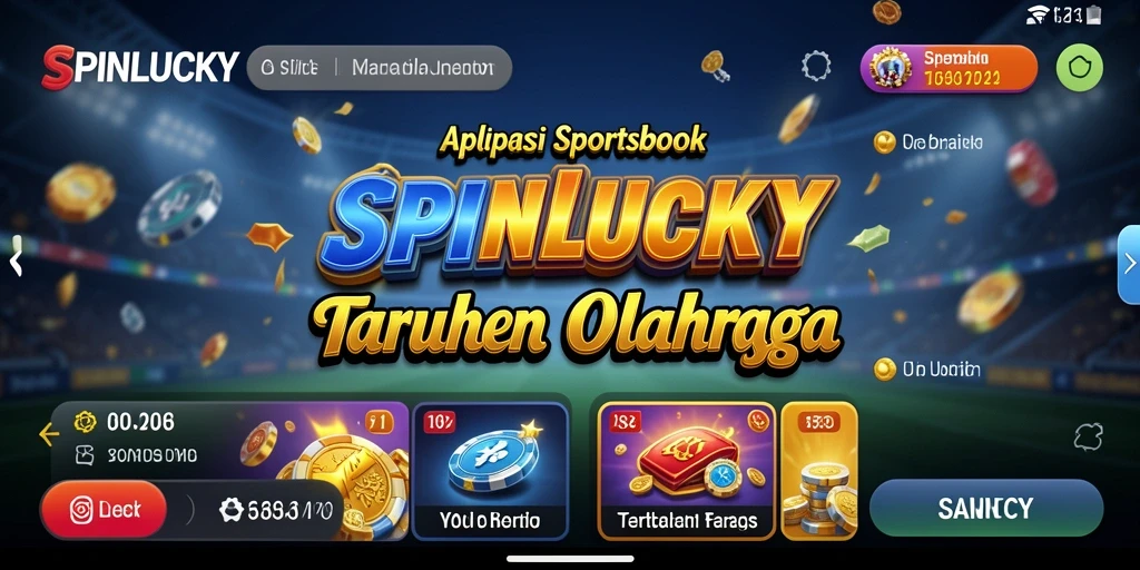 Tangkapan layar <strong>SPINLUCKY</strong> menampilkan taruhan olahraga yang menarik dan interaktif.